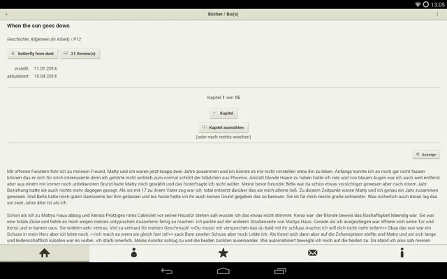 FanFiktion android App screenshot 5