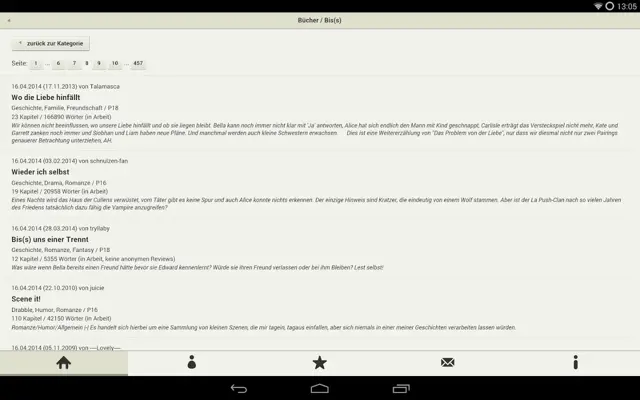 FanFiktion android App screenshot 6